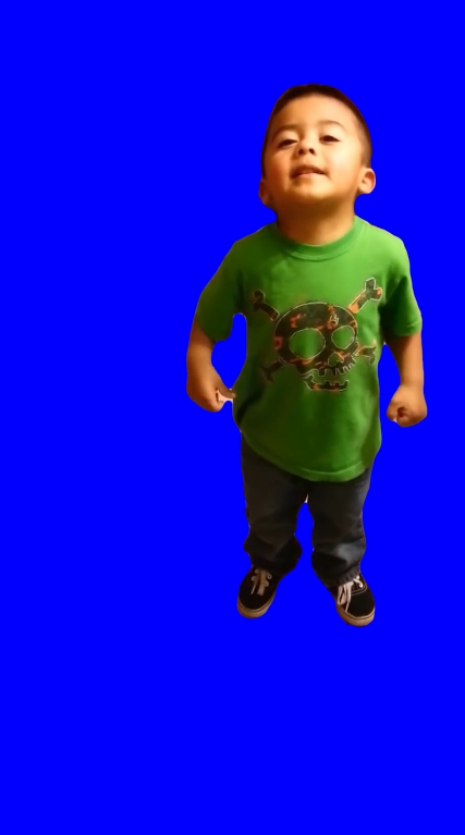 My 3 year old must debate everything (Green Screen)