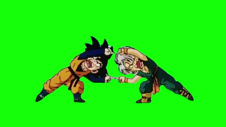 Gotenks Fusion - Dragon Ball Z (Green Screen)
