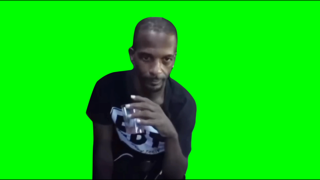 Charleston White staring blankly - Adin Ross TROLLS Charleston White (Green Screen)