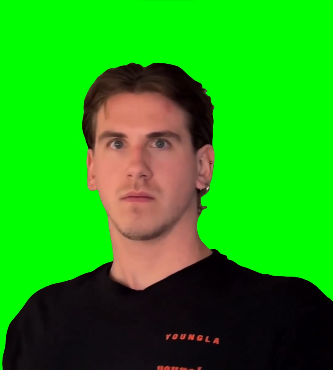 Ominous stare guy - patrickbuffman (Green Screen)