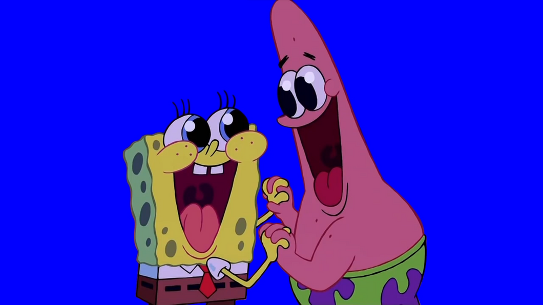 Spongebob, look! (Green Screen) (Blue Screen)