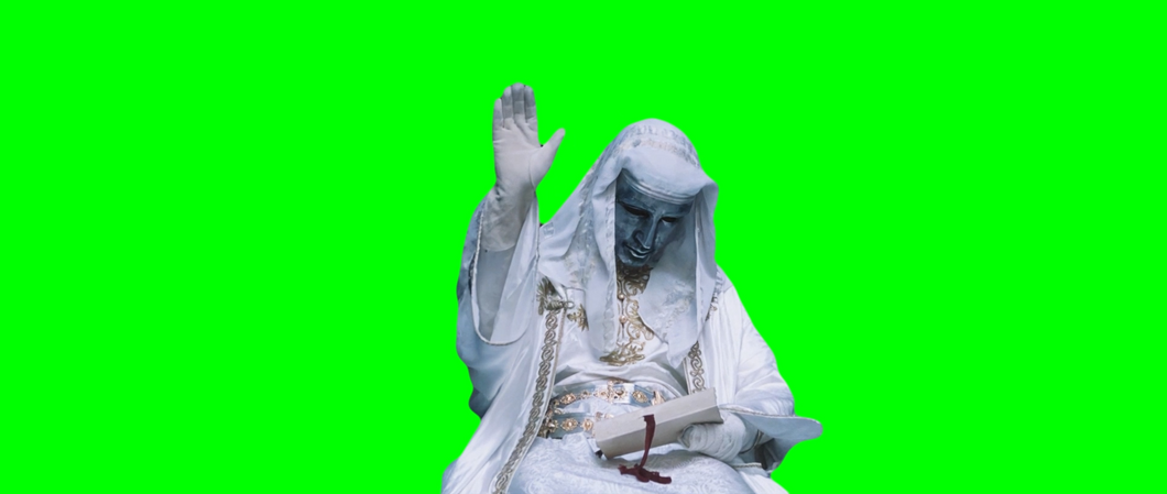 King Baldwin IV Raising His Hand meme - Kingdom of Heaven (Green Screen)