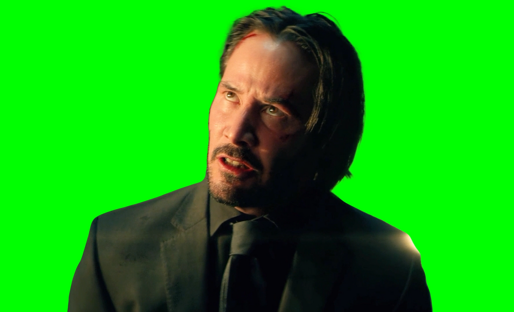I'M THINKING I'M BACK! - John Wick meme (Green Screen)