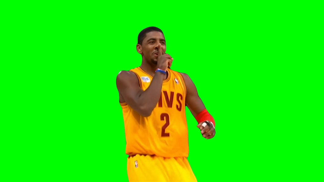 Kyrie Irving ankle breaker vs Brandon Knight NBA meme (Green Screen)