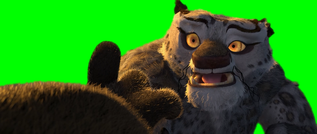 Po Doing The Washi finger to Tai Lung 