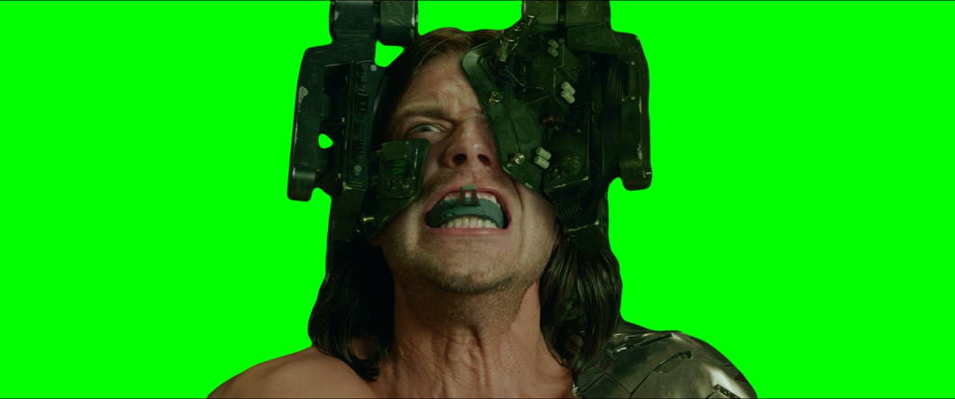 Winter Soldier Getting Memory Wiped meme - Captain America (Green Screen)