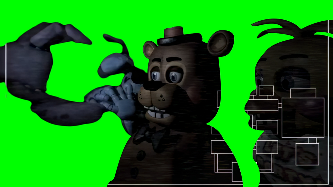 Toy Bonnie Getting Choked meme - FNAF (Green Screen)