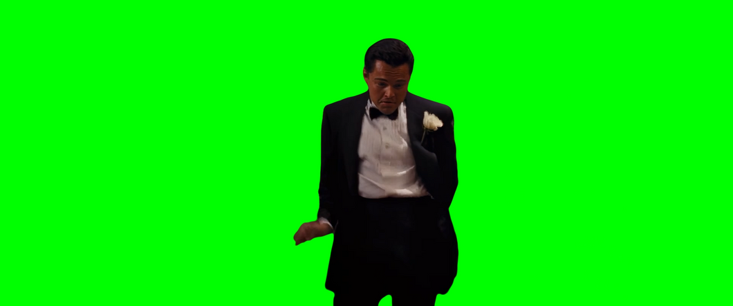 Jordan Belfort Dancing meme - The Wolf of Wall Street (Green Screen)