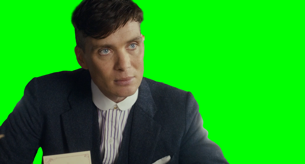Thomas Shelby Walking Away meme - Peaky Blinders (Green Screen)