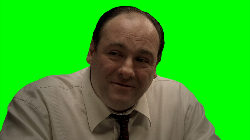 Tony Soprano's Friends Laughing meme - The Sopranos (Green Screen)