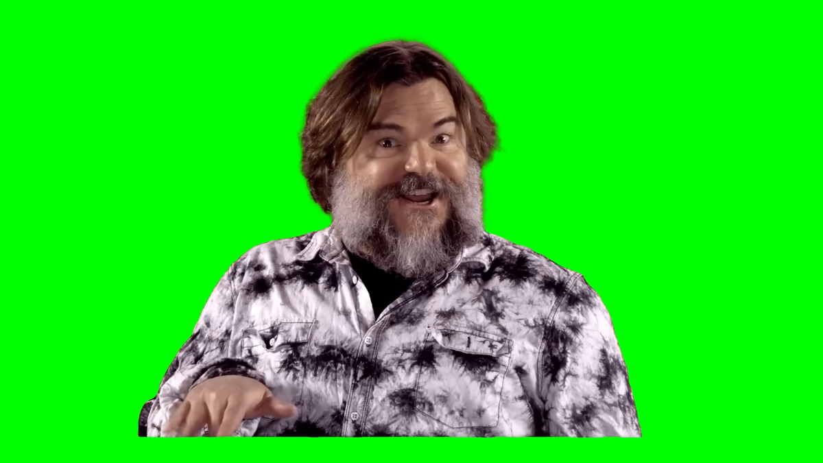 Jack Black Mario Bros Theme Song meme (Green Screen) – CreatorSet