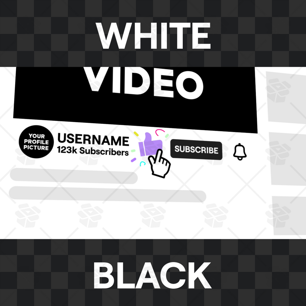 Editable YouTube Animation MOGRT file