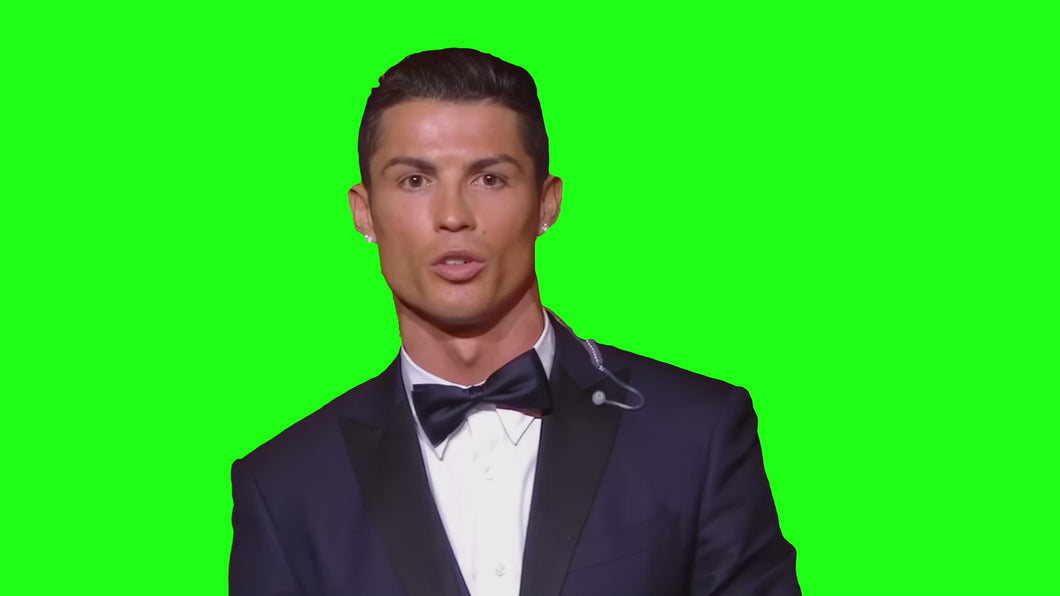 Cristiano Ronaldo SIUUU meme - Ballon d'Or 2014 (Green Screen)