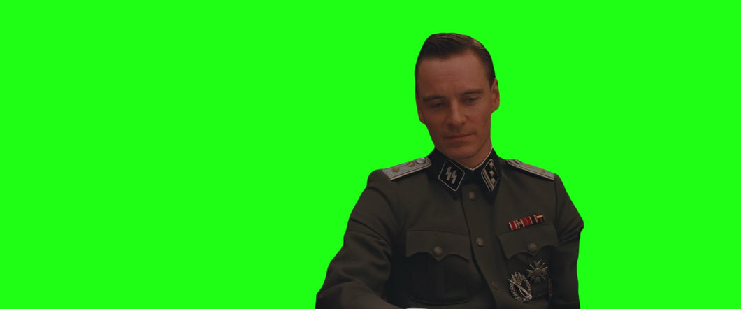Inglourious Basterds 3 Fingers meme (Green Screen)