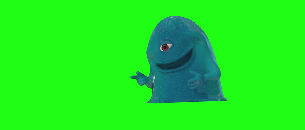 B.O.B. Forgets How To Breathe meme - Monsters vs Aliens (Green Screen)