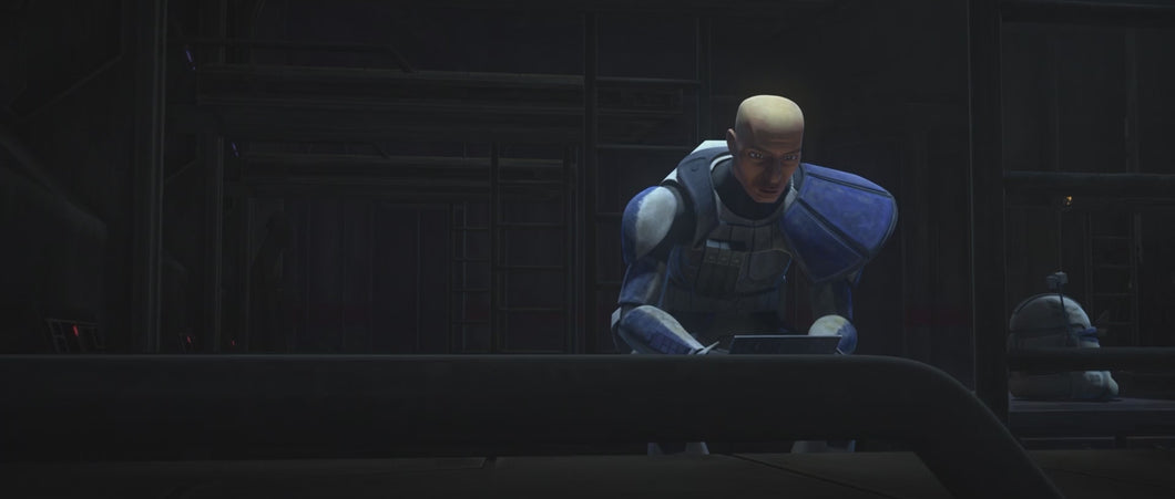 Rex Looking At Group Photo meme - Clone Wars (Green Screen)