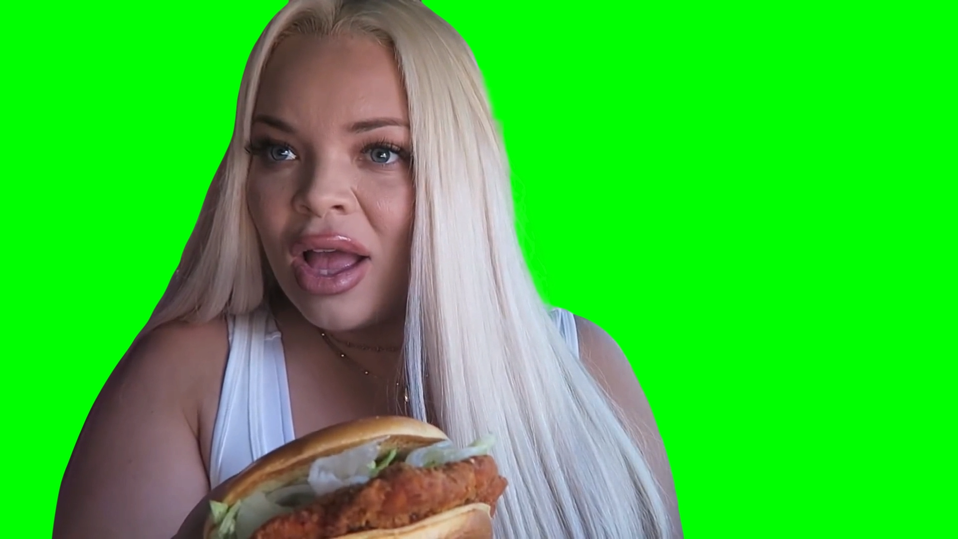 Trisha Paytas - “Huh? What? Oh. Hehe. Okay” (Green Screen)