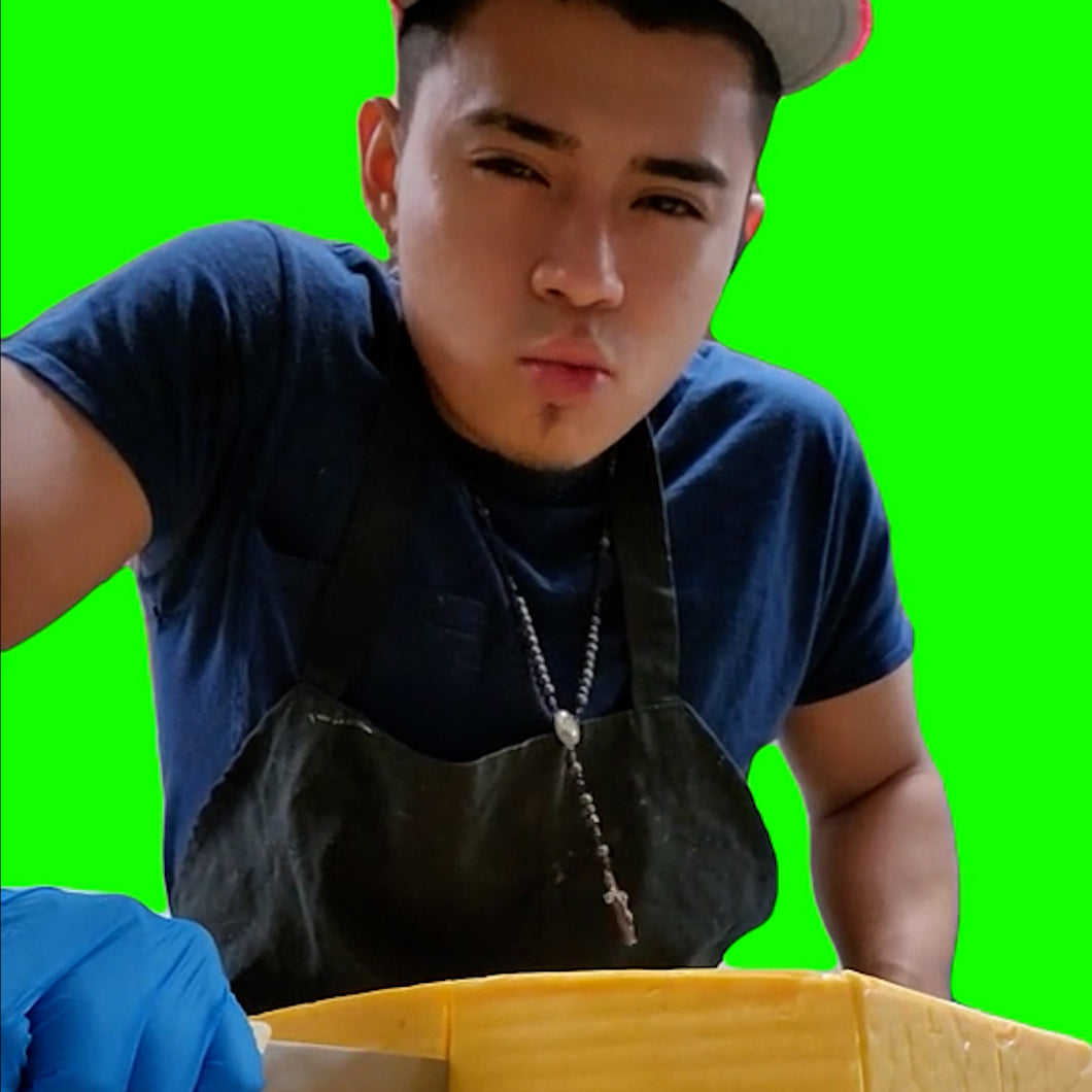 Wholesome Tiktok Cheese Man (Green Screen)
