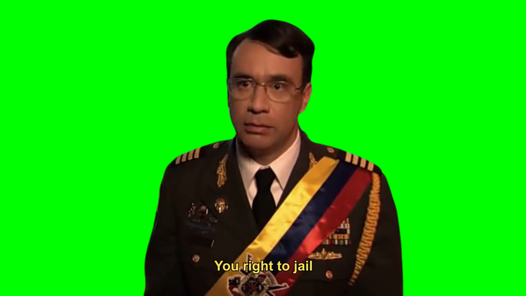 Right to Jail (Green Screen)