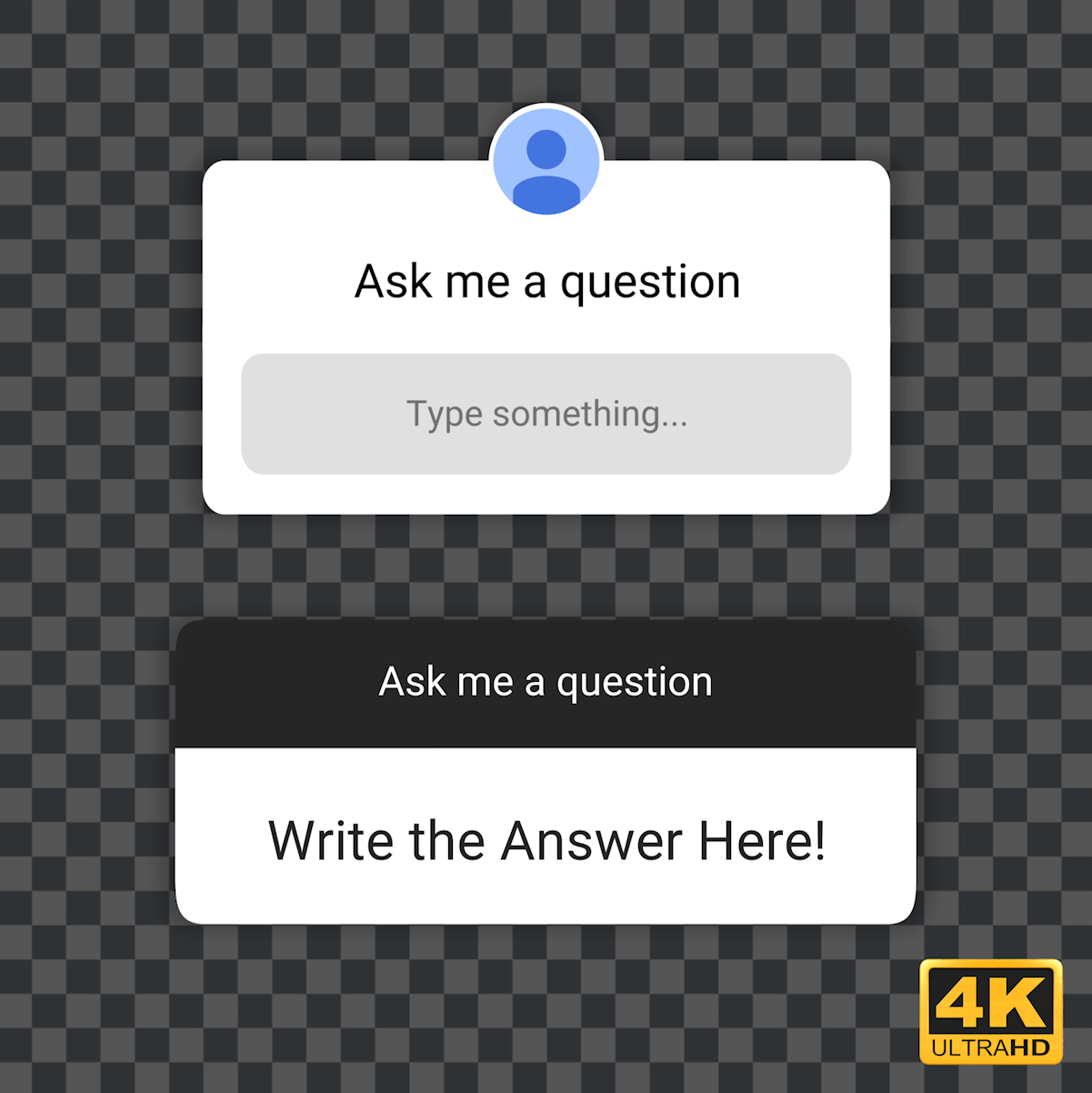 Instagram Q&A Card Template V2