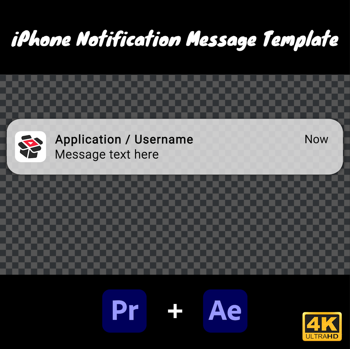 iPhone Notification Message Animation