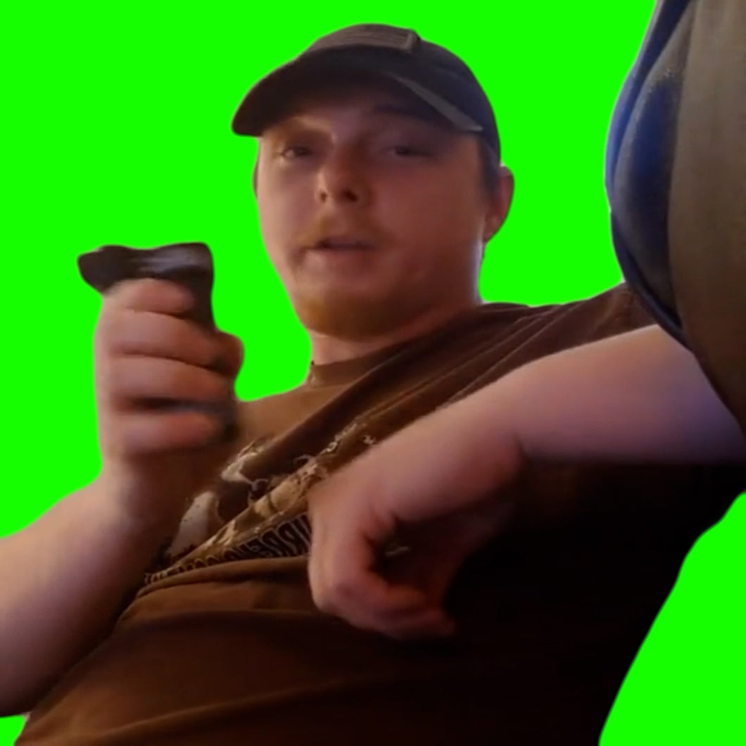 Guy Flashes Flash Bomb Grenade (Green Screen)