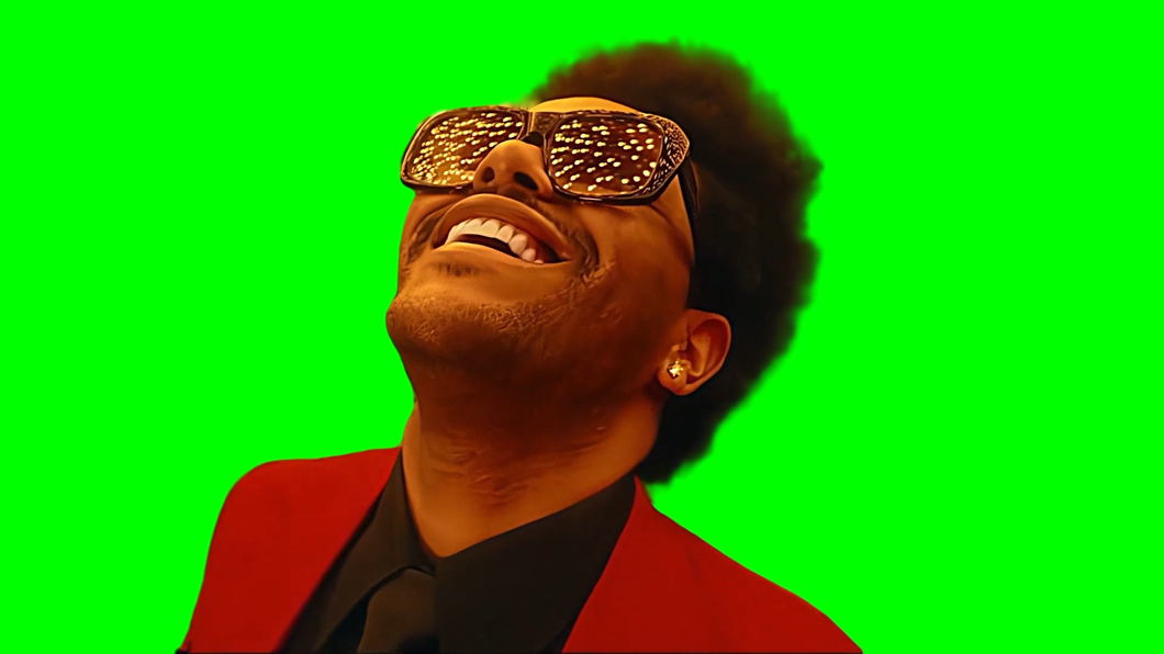 The Weeknd Looking Up - Heartless (Green Screen)
