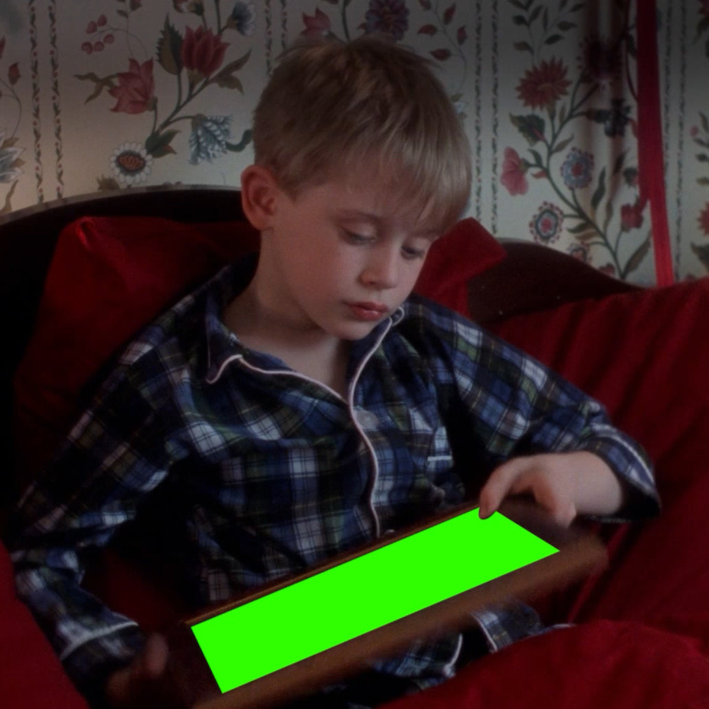 Kevin Talks To His Family Picture - Home Alone (Green Screen)