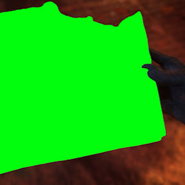 I Am Groot - Groot's drawing (Green Screen)