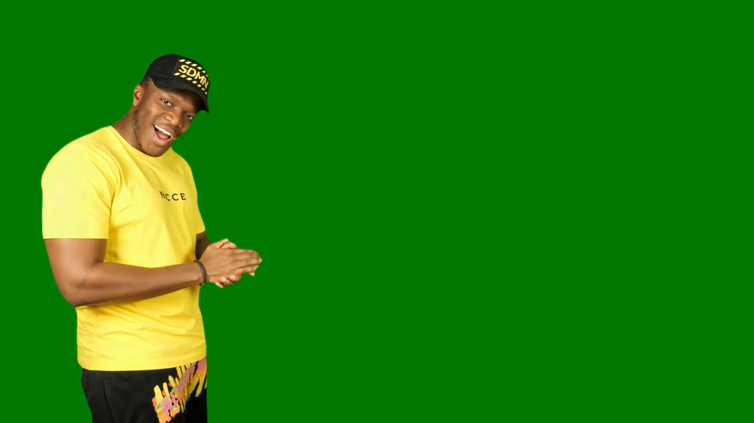Damn Girl What You Saying - KSI Slap Meme (Green Screen)