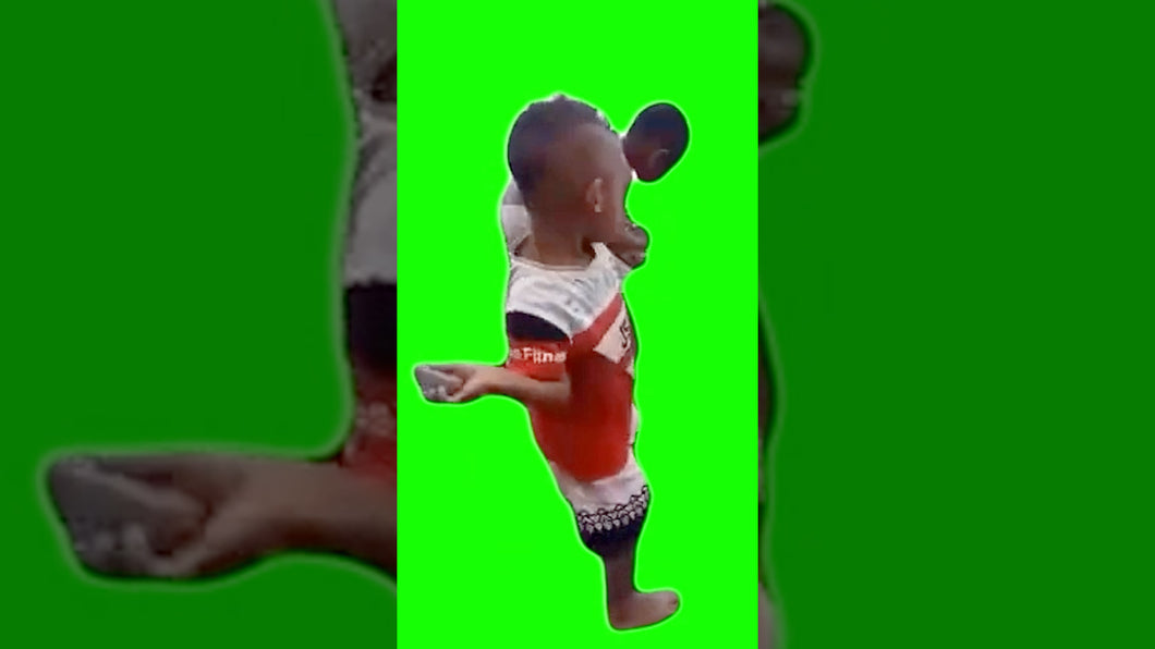 Kids Throwing Rocks On Beach (Green Screen)