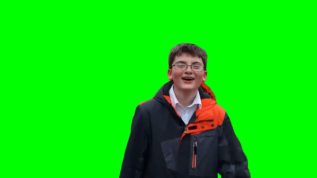 Roblox OOF death sound Kid (Green Screen)