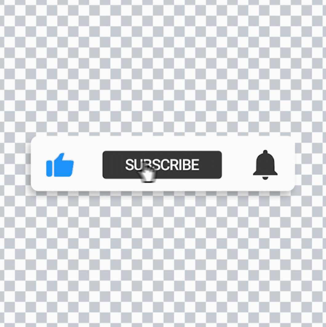 Like, Subscribe & Bell Animation