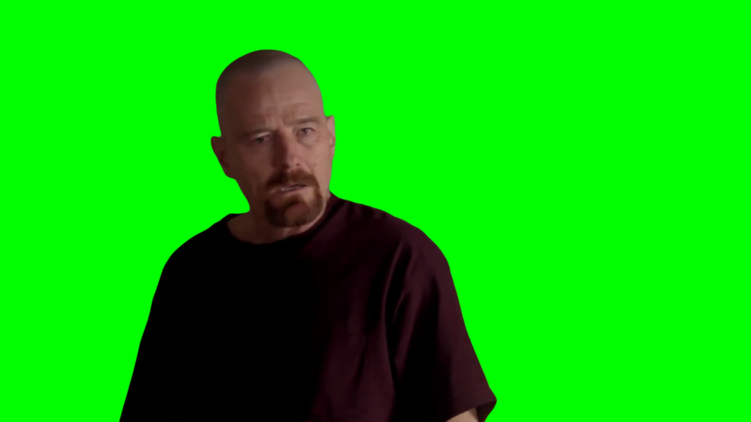 I Am The Danger - Walter White (Green Screen)