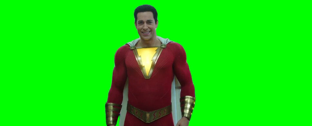 Shazam - Store Scene no kid version (Green Screen)