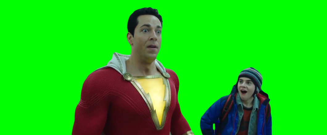 Shazam - Store Scene (Green Screen)