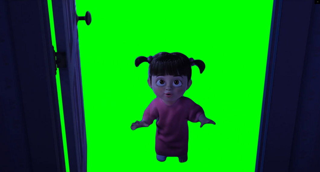 Goodbye Scene - Monster Inc (Green Screen)