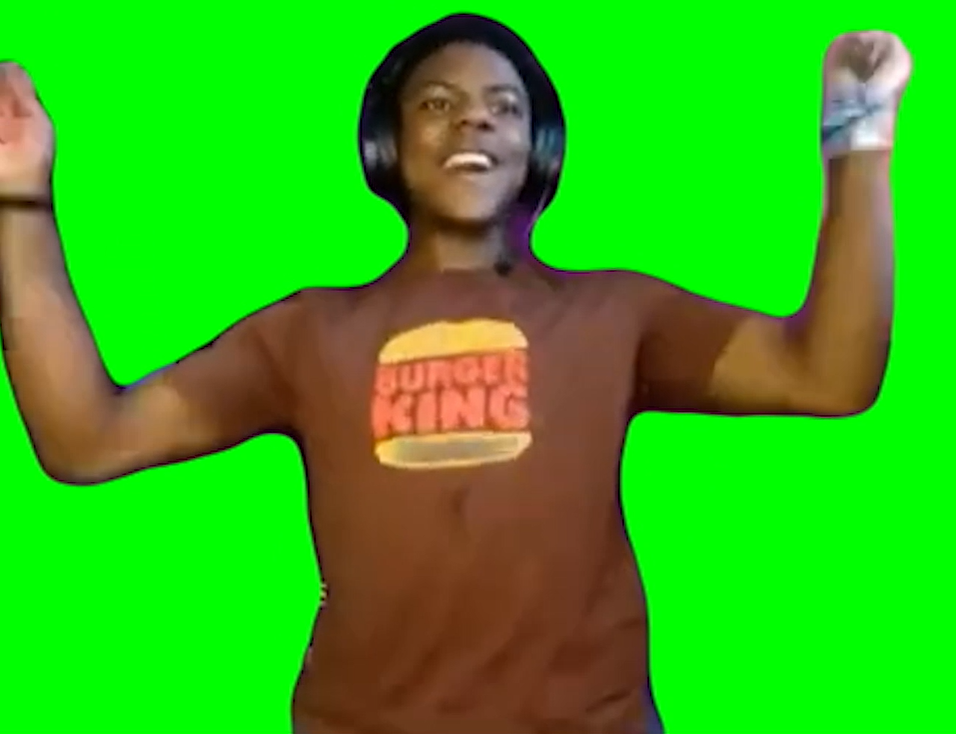 Isshospeed Rage iShowSpeed Rage - One Kiss is All it Takes (Green Screen) – CreatorSet