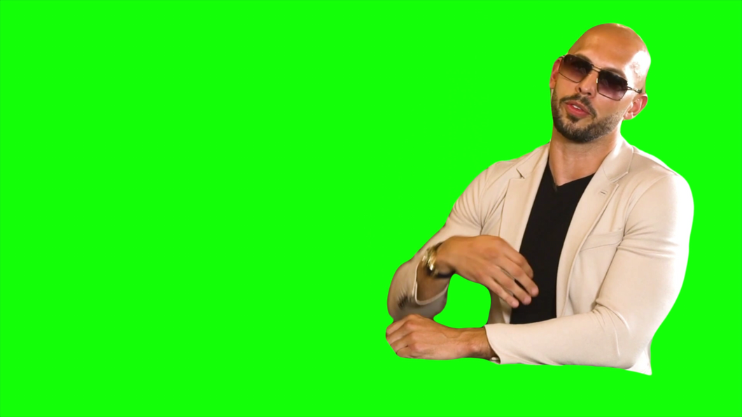 Andrew Tate and Chian Grilling Reaction Compilation (Green Screen)