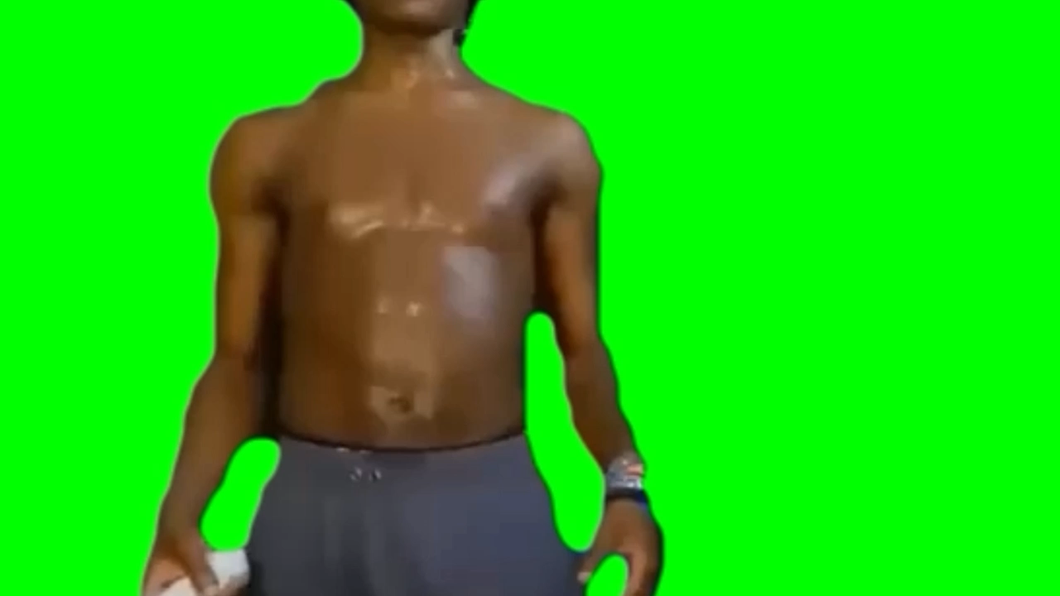 IShowSpeed Tries MJ Lean and Falls into His Setup (Green Screen)