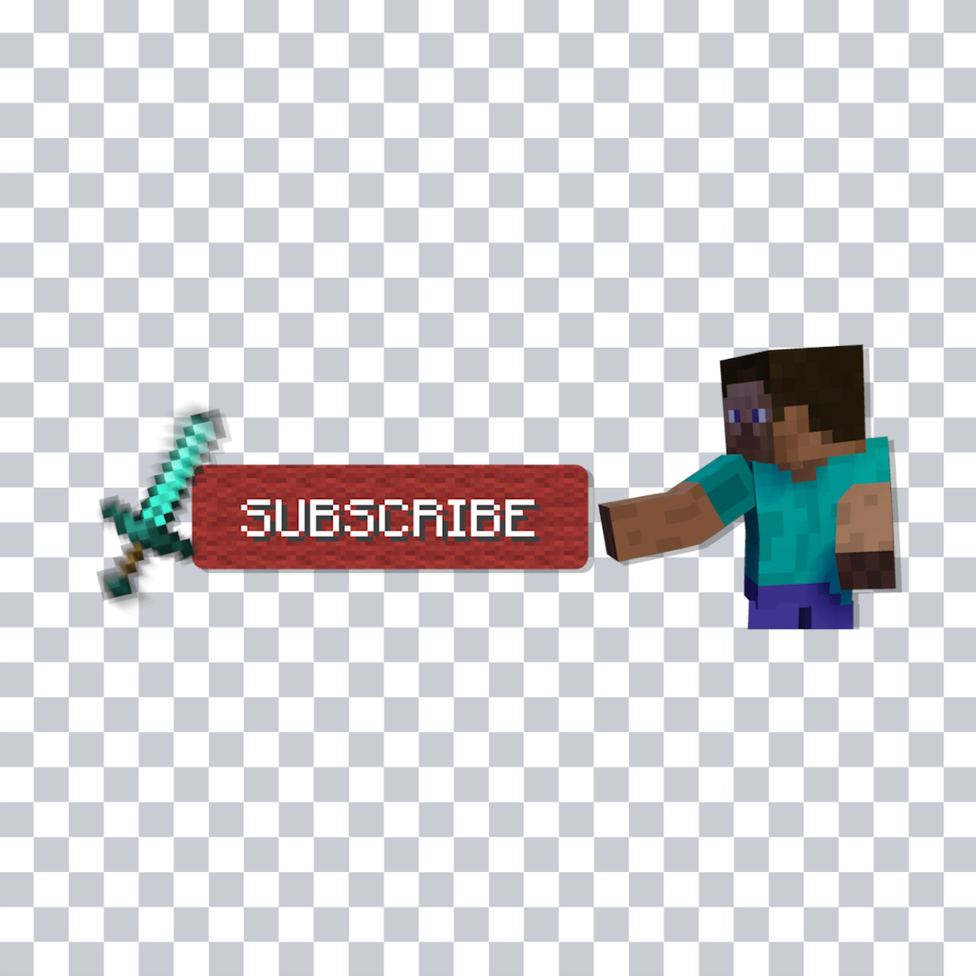 Minecraft Subscribe Animation