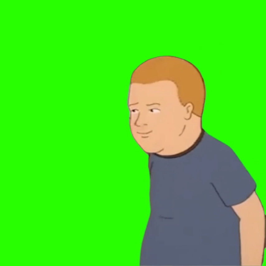 Bobby Boppin' Head Meme (Green Screen)
