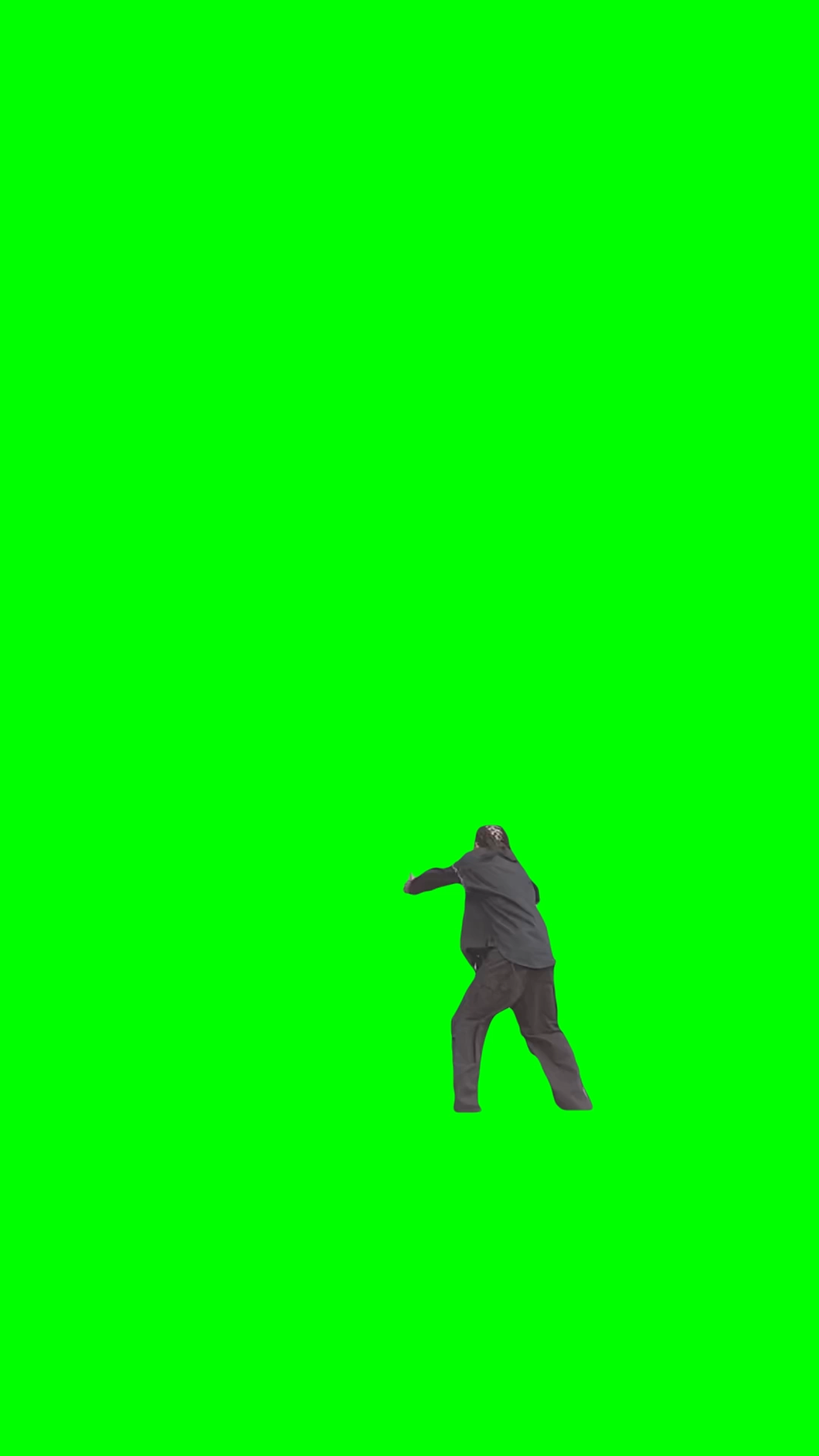 Playboi Carti falling (Green Screen)