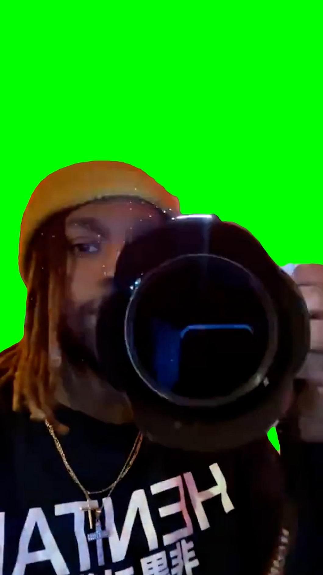 Caught In 4K Meme (Green Screen)