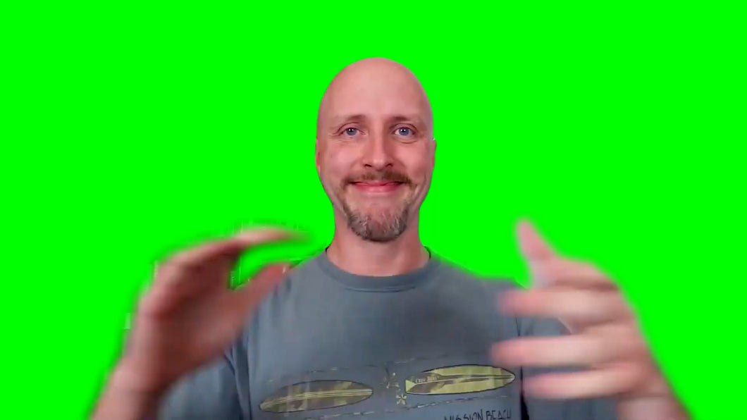 Doug Walker Clap (Green Screen)