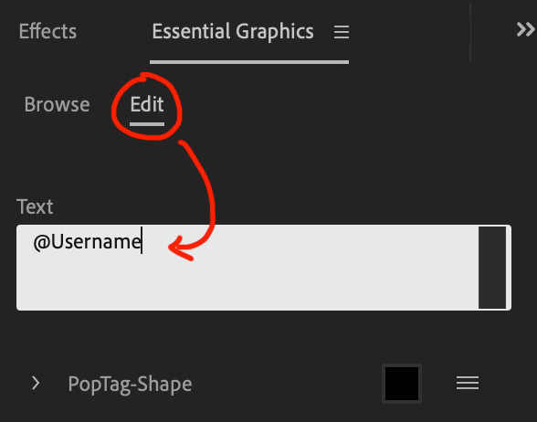 Instagram Name Tag Template (Premiere Pro)