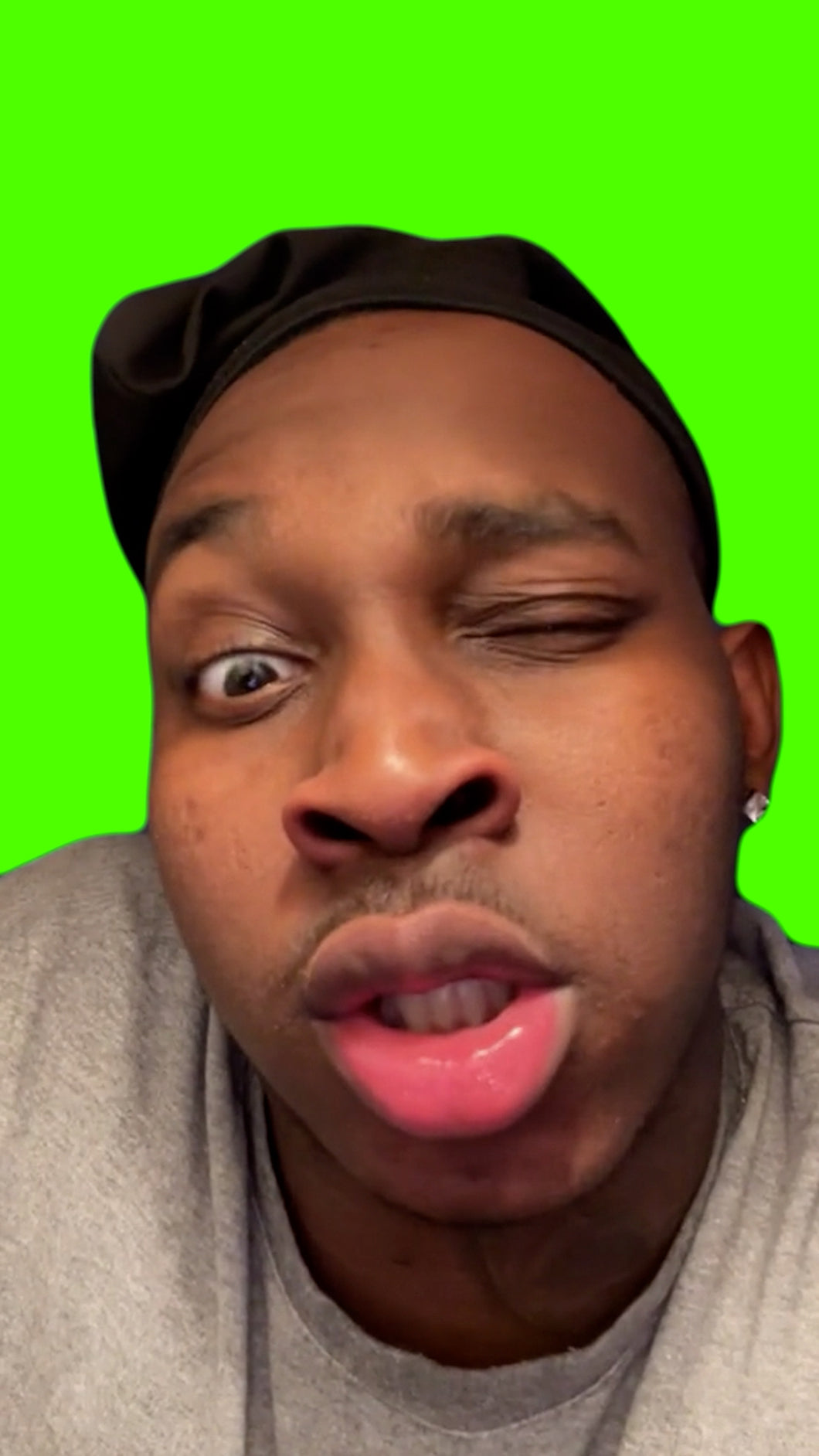 Guy Making Fortnite Sounds (Green Screen)