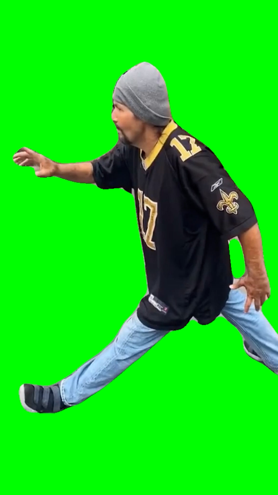 Frozen Man (Green Screen)
