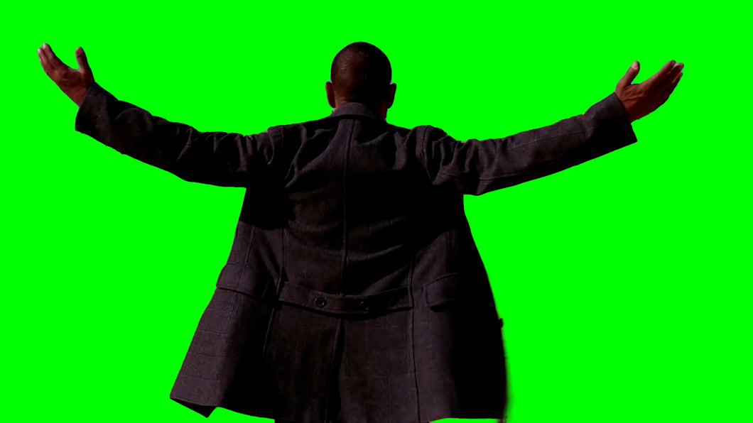 Gus Fring Walking To Sniper (Green Screen)
