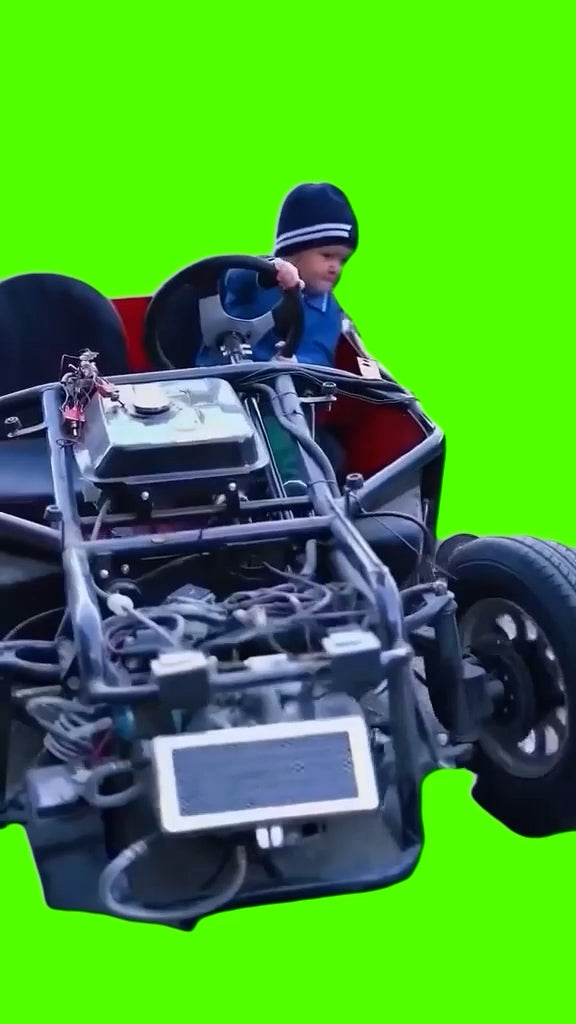 Hasbulla Driving (Green Screen)
